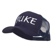 Halloween Duke Embroidered Mesh Cap