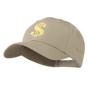 Dollar Sign Logo Embroidered Cap