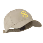 Dollar Sign Logo Embroidered Cap