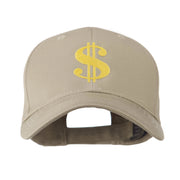 Dollar Sign Logo Embroidered Cap