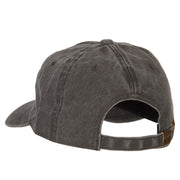 Delaware with Map Outline Embroidered Washed Cotton Twill Cap