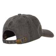 Delaware with Map Outline Embroidered Washed Cotton Twill Cap