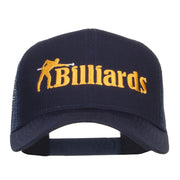 Billiards Embroidered Trucker Cap