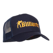 Billiards Embroidered Trucker Cap