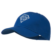 New Diamond Outline Embroidered Cotton Cap