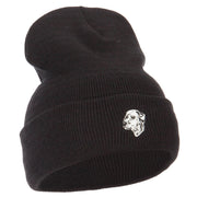 Dalmatian Embroidered Long Beanie