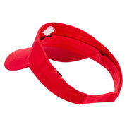 Canada Maple leaf Embroidered Sports Visor