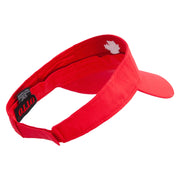 Canada Maple leaf Embroidered Sports Visor