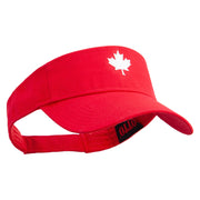 Canada Maple leaf Embroidered Sports Visor