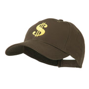 Dollar Sign Logo Embroidered Cap