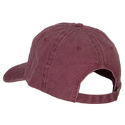 Delaware with Map Outline Embroidered Washed Cotton Twill Cap