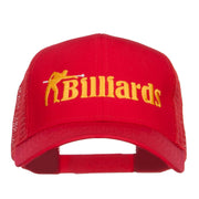 Billiards Embroidered Trucker Cap