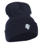 Dalmatian Embroidered Long Beanie