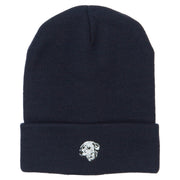 Dalmatian Embroidered Long Beanie