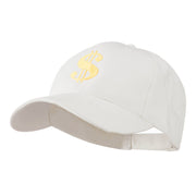 Dollar Sign Logo Embroidered Cap