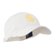 Dollar Sign Logo Embroidered Cap