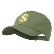 Dollar Sign Logo Embroidered Cap