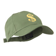 Dollar Sign Logo Embroidered Cap