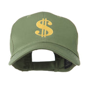 Dollar Sign Logo Embroidered Cap