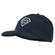 New Diamond Outline Embroidered Cotton Cap