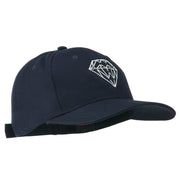 New Diamond Outline Embroidered Cotton Cap