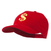 Dollar Sign Logo Embroidered Cap