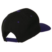 Diamond Outline Embroidered Two Tone Cap