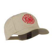 Fire Dept Maltese Cross Embroidered Cap