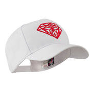 Diamond Outline Embroidered Cap