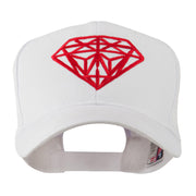 Diamond Outline Embroidered Cap