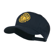 Fire Dept Maltese Cross Embroidered Cap