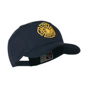 Fire Dept Maltese Cross Embroidered Cap