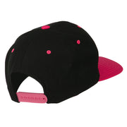 Diamond Outline Embroidered Two Tone Cap