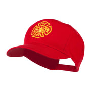 Fire Dept Maltese Cross Embroidered Cap