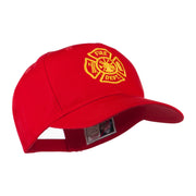 Fire Dept Maltese Cross Embroidered Cap