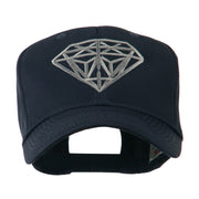 Diamond Outline Embroidered Cap