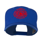 Fire Dept Maltese Cross Embroidered Cap