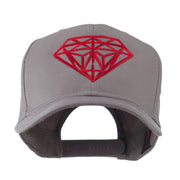 Diamond Outline Embroidered Cap