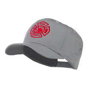 Fire Dept Maltese Cross Embroidered Cap