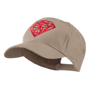 Diamond Outline Embroidered Cap