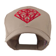 Diamond Outline Embroidered Cap