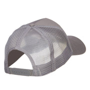 White American Flag Patched Mesh Cap