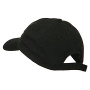 Outlined Dragon Embroidered Washed Cap