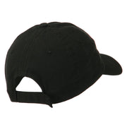 Outlined Dragon Embroidered Washed Cap