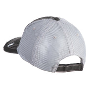 US Air Force Navy Letter Embroidered Low Profile Special Cotton Mesh Cap - black OSFM