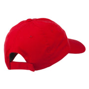 Outlined Dragon Embroidered Washed Cap