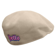 Hello Embroidered Big Mesh Ivy Cap - Khaki OSFM