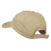 Outlined Dragon Embroidered Washed Cap