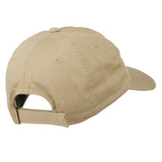 Outlined Dragon Embroidered Washed Cap