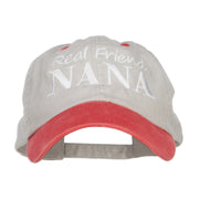 Real Friend Nana Embroidered Washed Cap